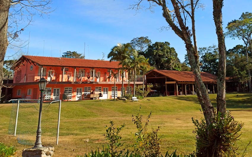 Infraestrutura da Aldeia Para Empresas - vista frontal da fazenda