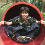 Tobogã no complexo aquático da Aldeia